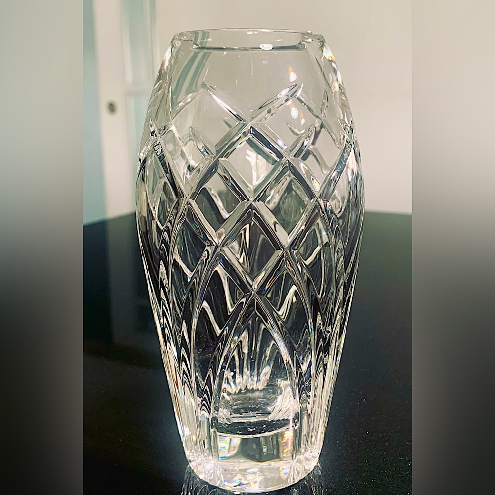 Rogaska Crystal Art Deco Style Bud Vase  Flawless